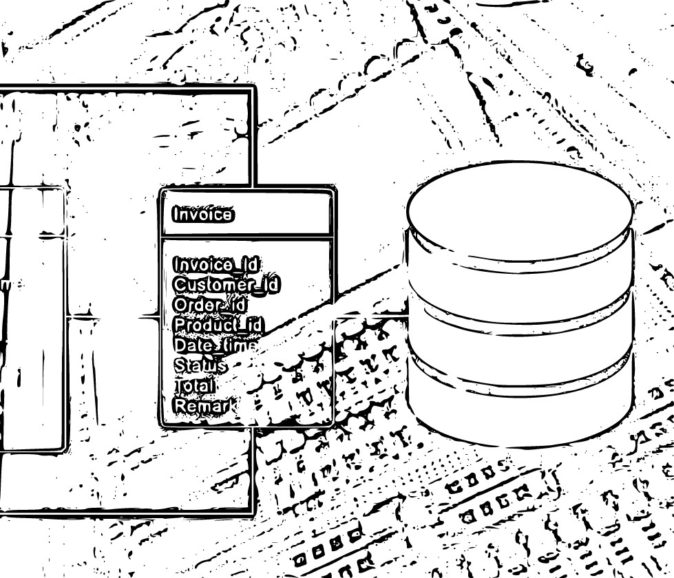 Ein Zylinder und verschiedene Papiere mit Schriftzeichen