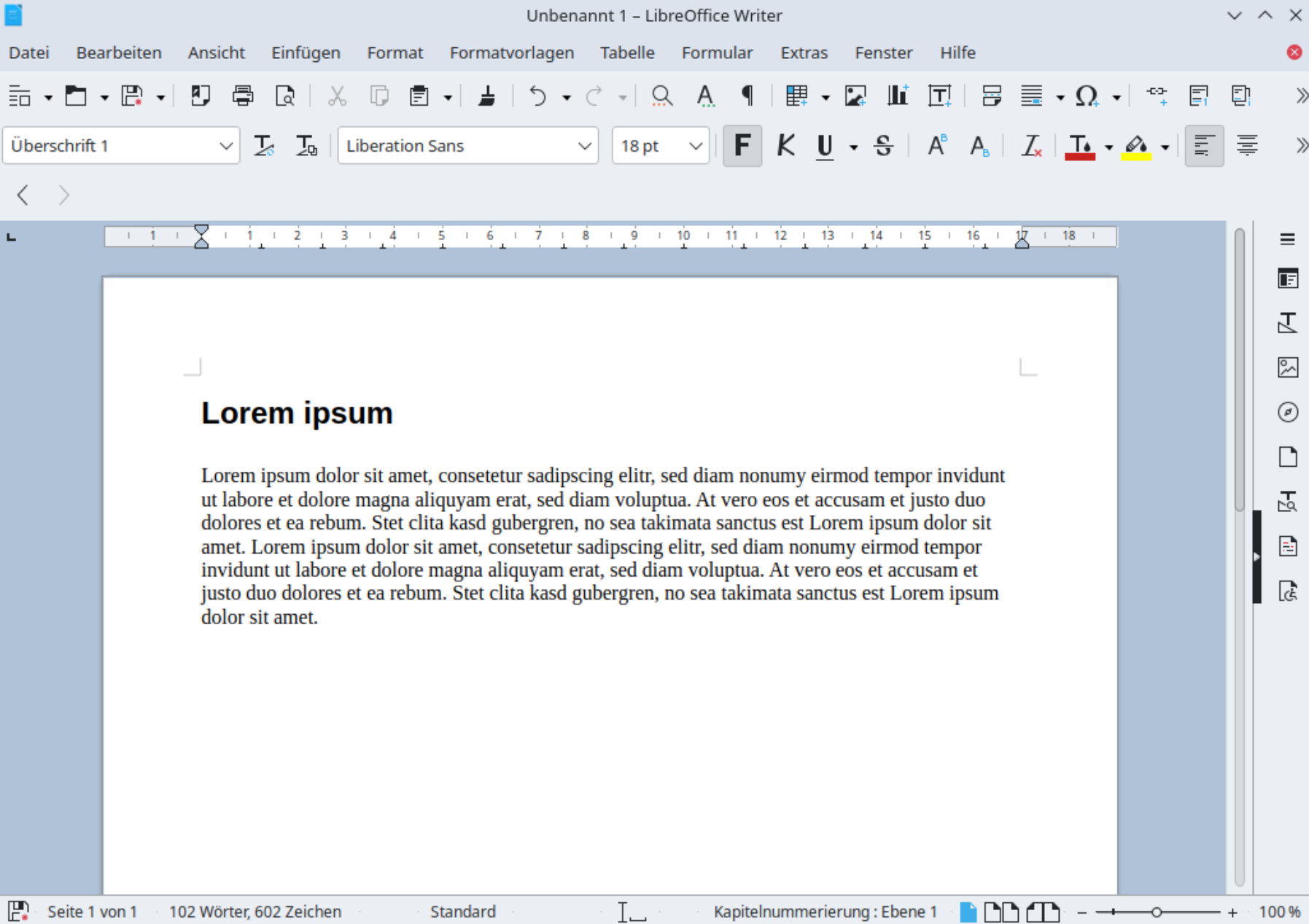 Office-Anwendung LibreOffice